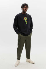 Michelangelo Sweat-shirt Black - BRICKTOWN x TMNT ™