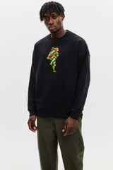 Michelangelo Sweat-shirt Black - BRICKTOWN x TMNT ™