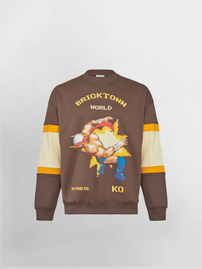 bricktown world Sweat-shirt Sizing Guide