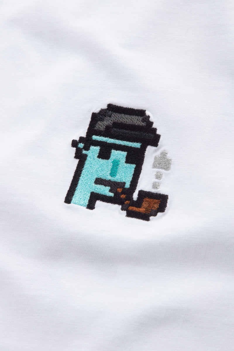 Alien Cryptopunks Pipe Smoker Alien T-shirt - CRYPTOPUNKS – Bricktown World
