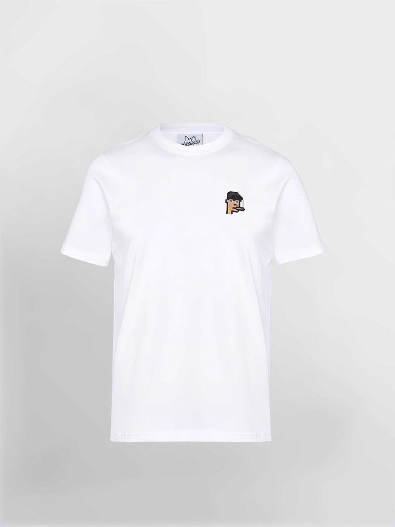 Smoking Rapper T-shirt - CRYPTOPUNKS