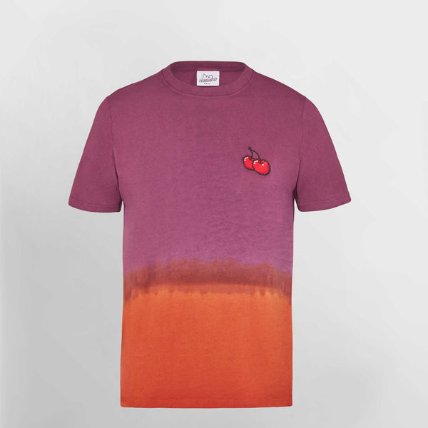 Rest&Recreation☆RIRI CROP TSHIRT(2color) Two Cherries T-shirt Retro Rainbow – Bricktown World