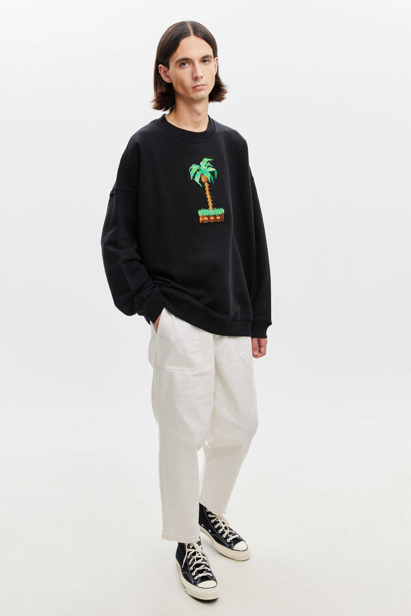 Lonely Palm Tree Sweat-shirt  - BRICKTOWN x SONIC THE HEDGEHOG ™