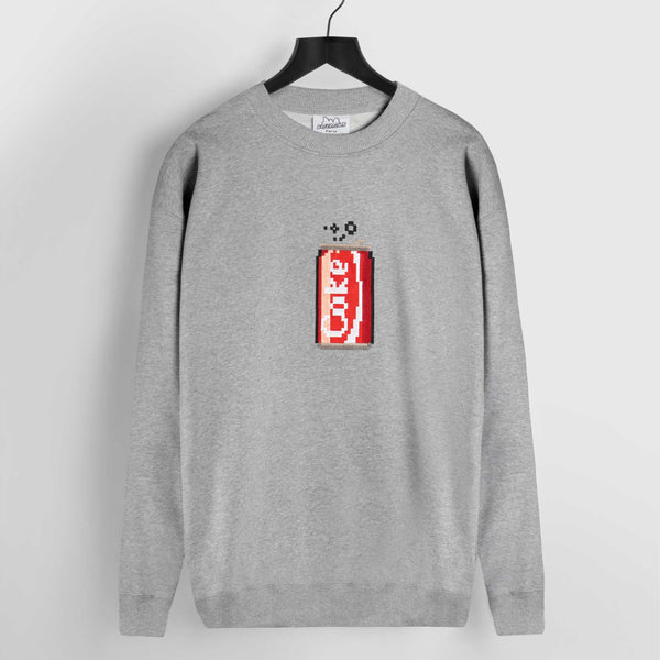 Cokecansweat-shirtheathergrey-