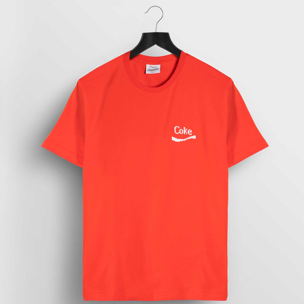 Coca-Cola Electric Youth Tシャツ Amazon.com: Coca-Cola Est. 1886 Triangle Historic Logo T