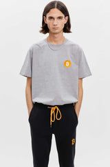 Bitcoin Logo T-shirt Grey