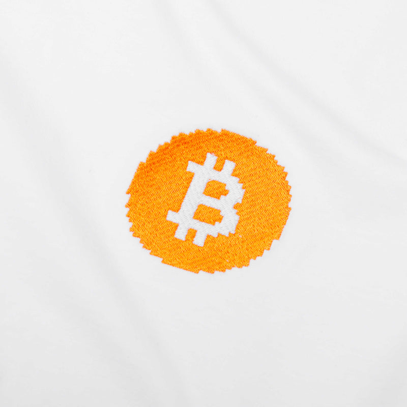Bitcoin Logo T-shirt White