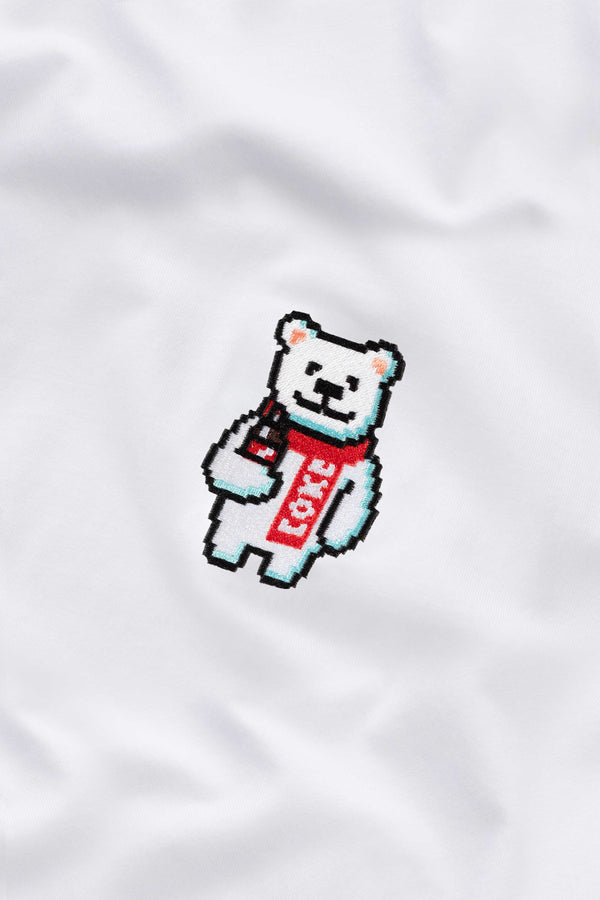 Coke Bear T-shirt White - BRICKTOWN X COCA-COLA ™