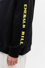 Emerald Hill Badge Hoodie Black - BRICKTOWN x SONIC THE HEDGEHOG ™