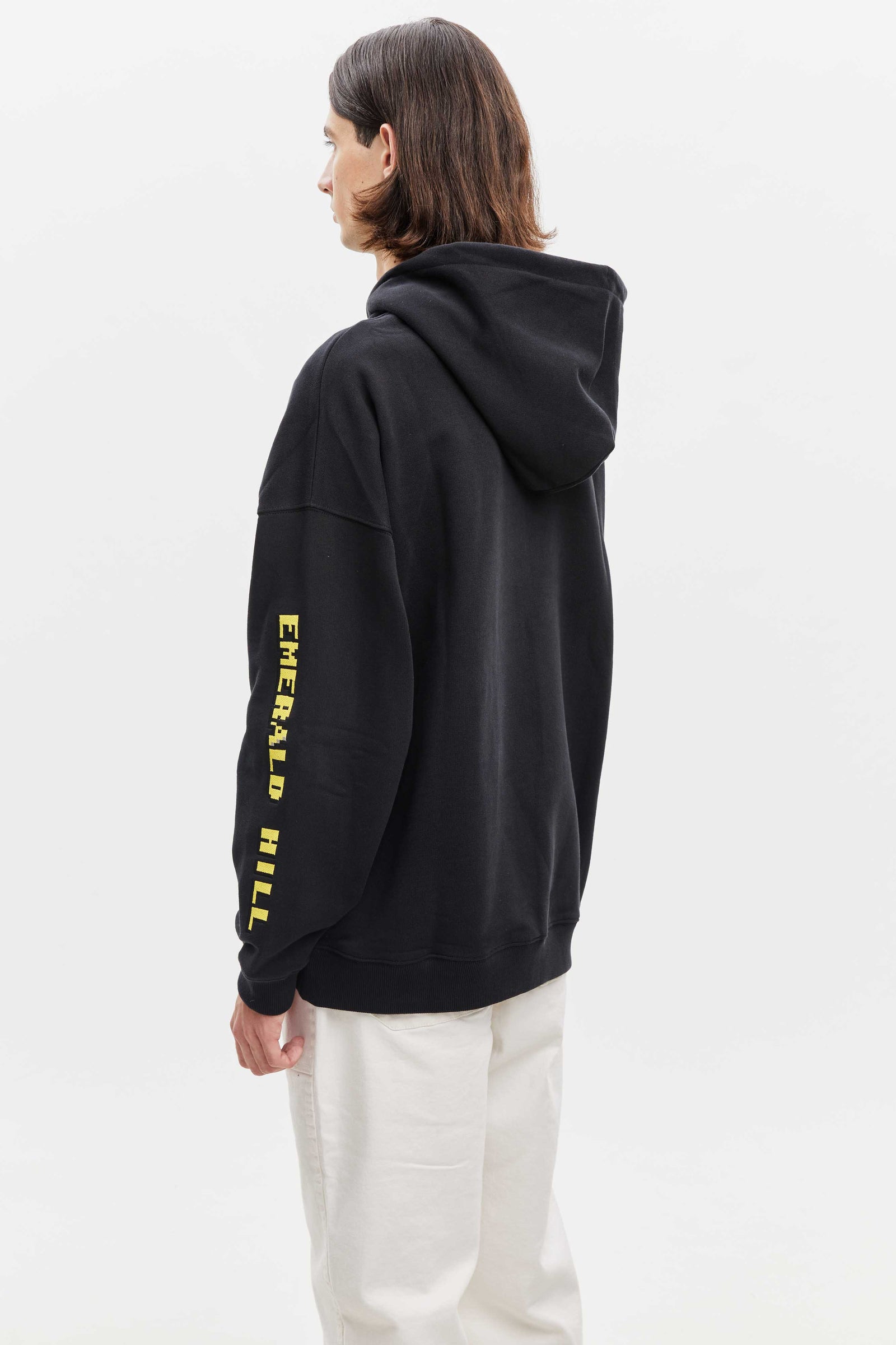トップス creek whimsy / LOGO HOODIE BLACK M Emerald Hill Badge Hoodie Black - BRICKTOWN x SONIC THE