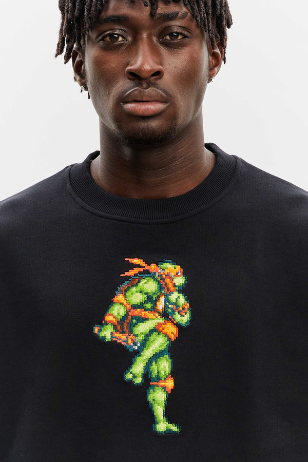 Michelangelo Sweat-shirt Black - BRICKTOWN x TMNT ™