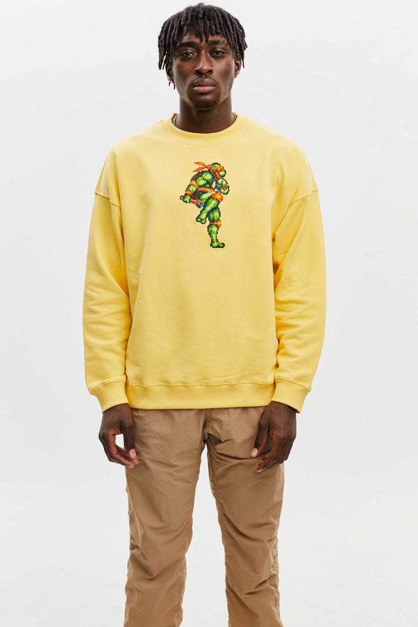 Michelangelo Sweat-shirt Yellow Sun - BRICKTOWN x TMNT ™