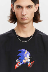 Sonic Jumping T-shirt Black - BRICKTOWN x SONIC THE HEDGEHOG ™