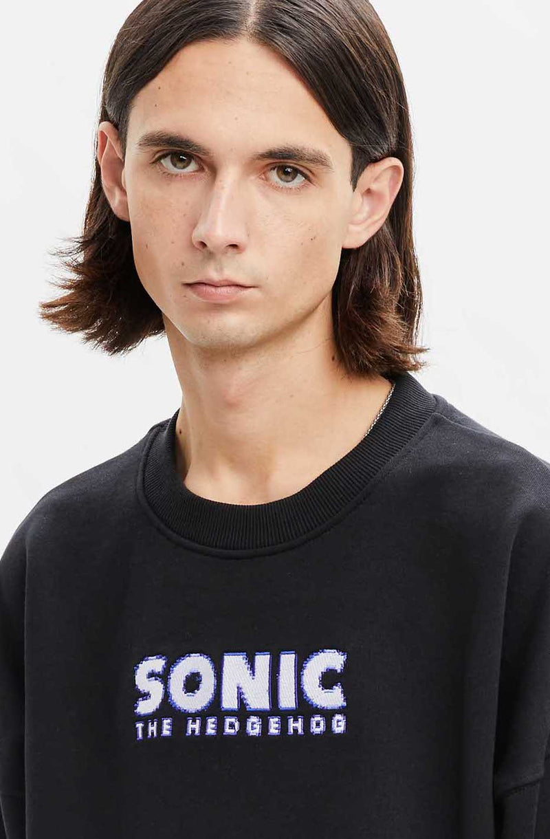 The Hedgehog Sweat-shirt Black - BRICKTOWN x SONIC THE HEDGEHOG ™