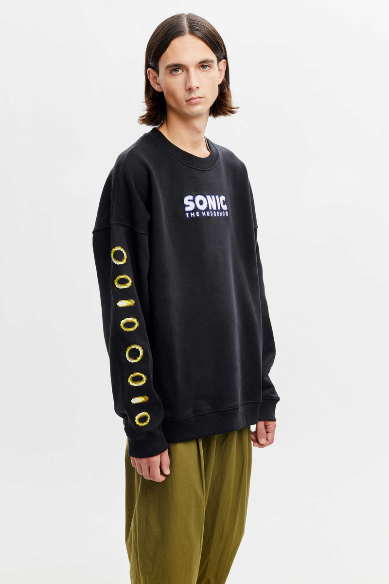 The Hedgehog Sweat-shirt Black - BRICKTOWN x SONIC THE HEDGEHOG ™