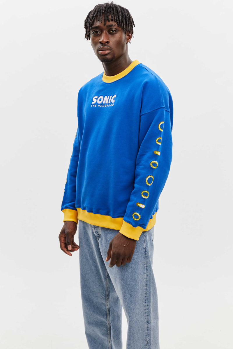 The Hedgehog Sweat-shirt Blue - BRICKTOWN x SONIC THE HEDGEHOG ™