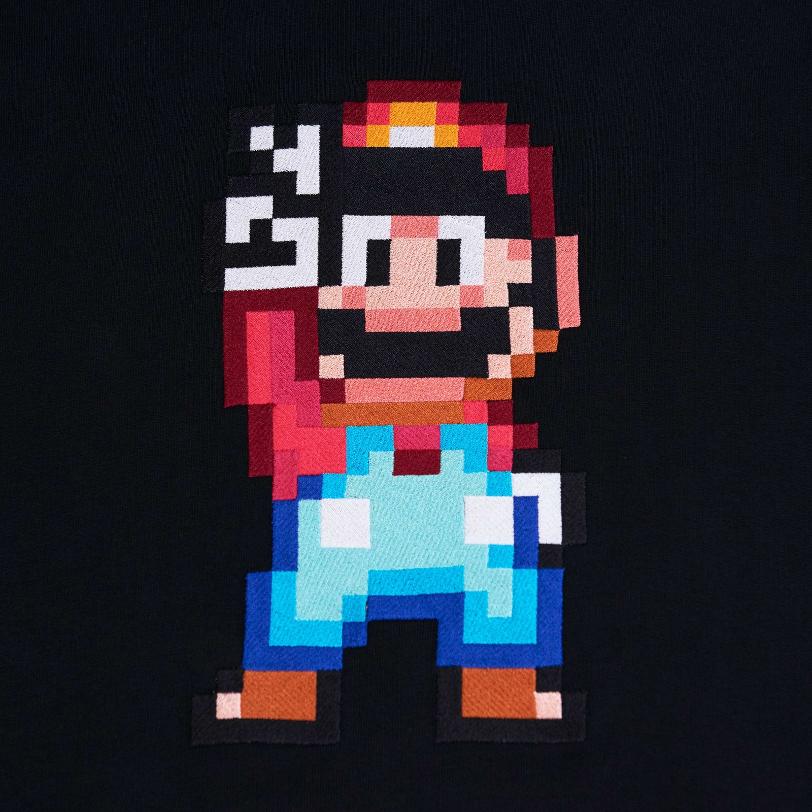 【BRICK】PEACE SLOGAN SWEATSHIRTS Mario Peace Sweatshirt - BRICKTOWN x SUPER MARIO
