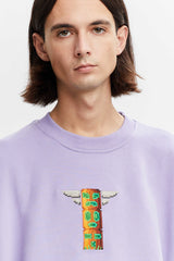 Totem Sweat-shirt Violet - BRICKTOWN x SONIC THE HEDGEHOG ™