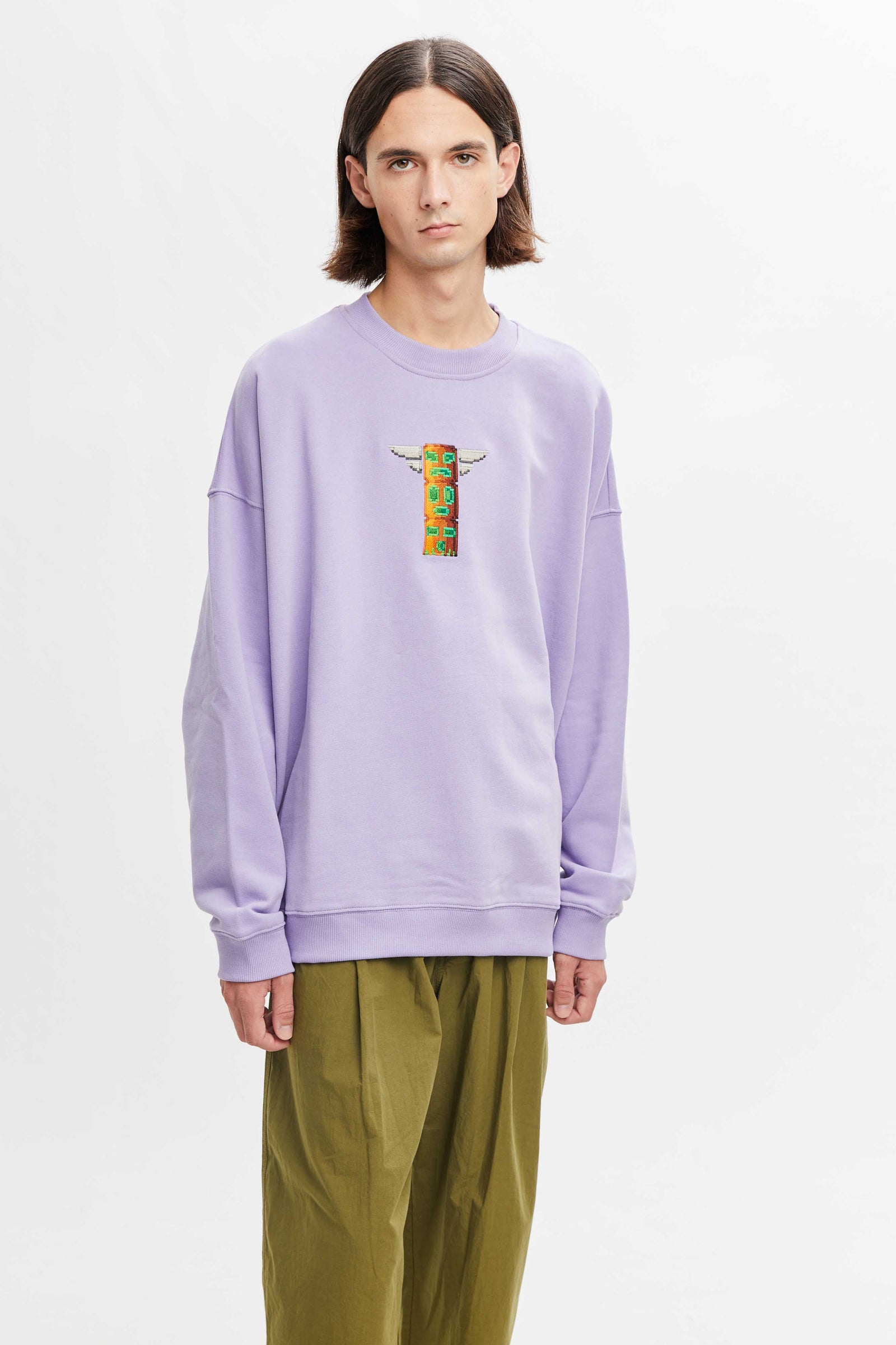 Totem Sweat-shirt Violet - BRICKTOWN x SONIC THE HEDGEHOG