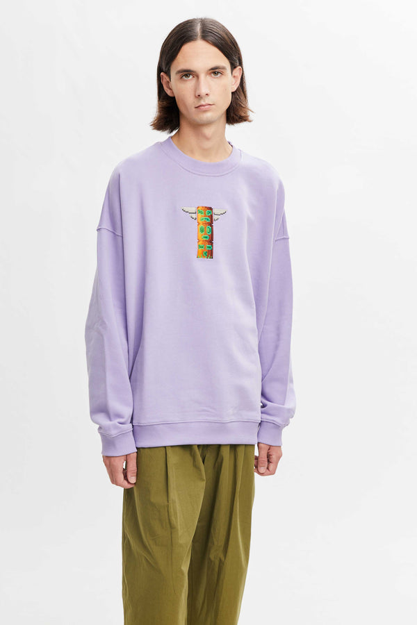 Totem Sweat-shirt Violet - BRICKTOWN x SONIC THE HEDGEHOG ™