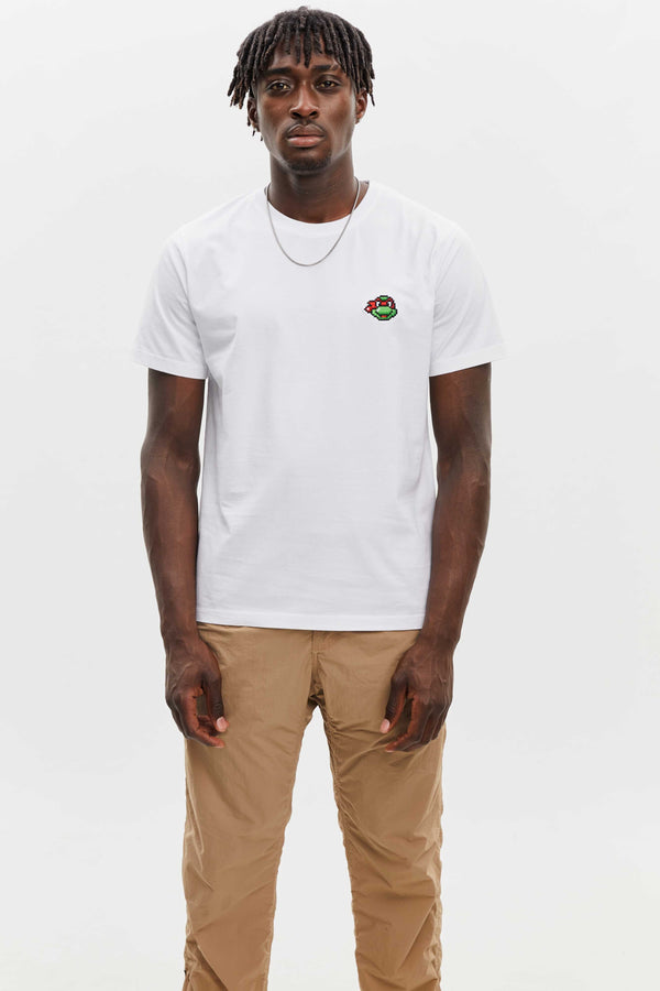 Raphael T-shirt White - BRICKTOWN x TMNT ™